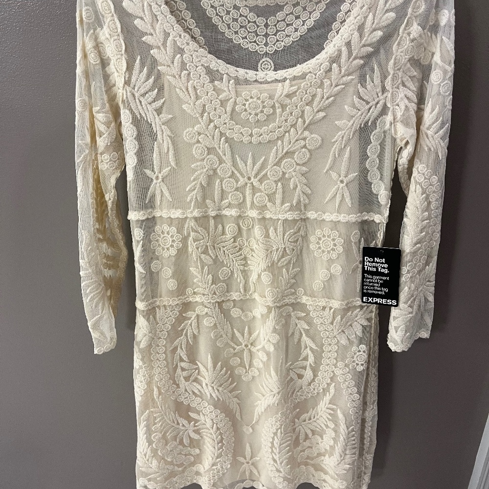 Express lace dress XS